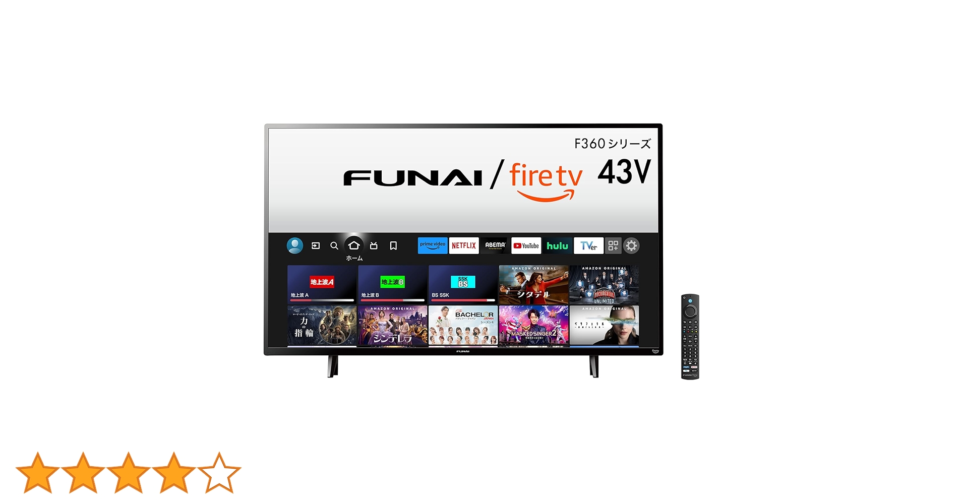 Amazon.co.jp: 【新価格！】フナイ FUNAI 43V型 Fire TV搭載 4K